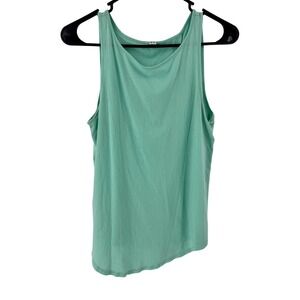 Under Armour Women's Aqua Green Loose Fit Open Back Tank Top XS EP